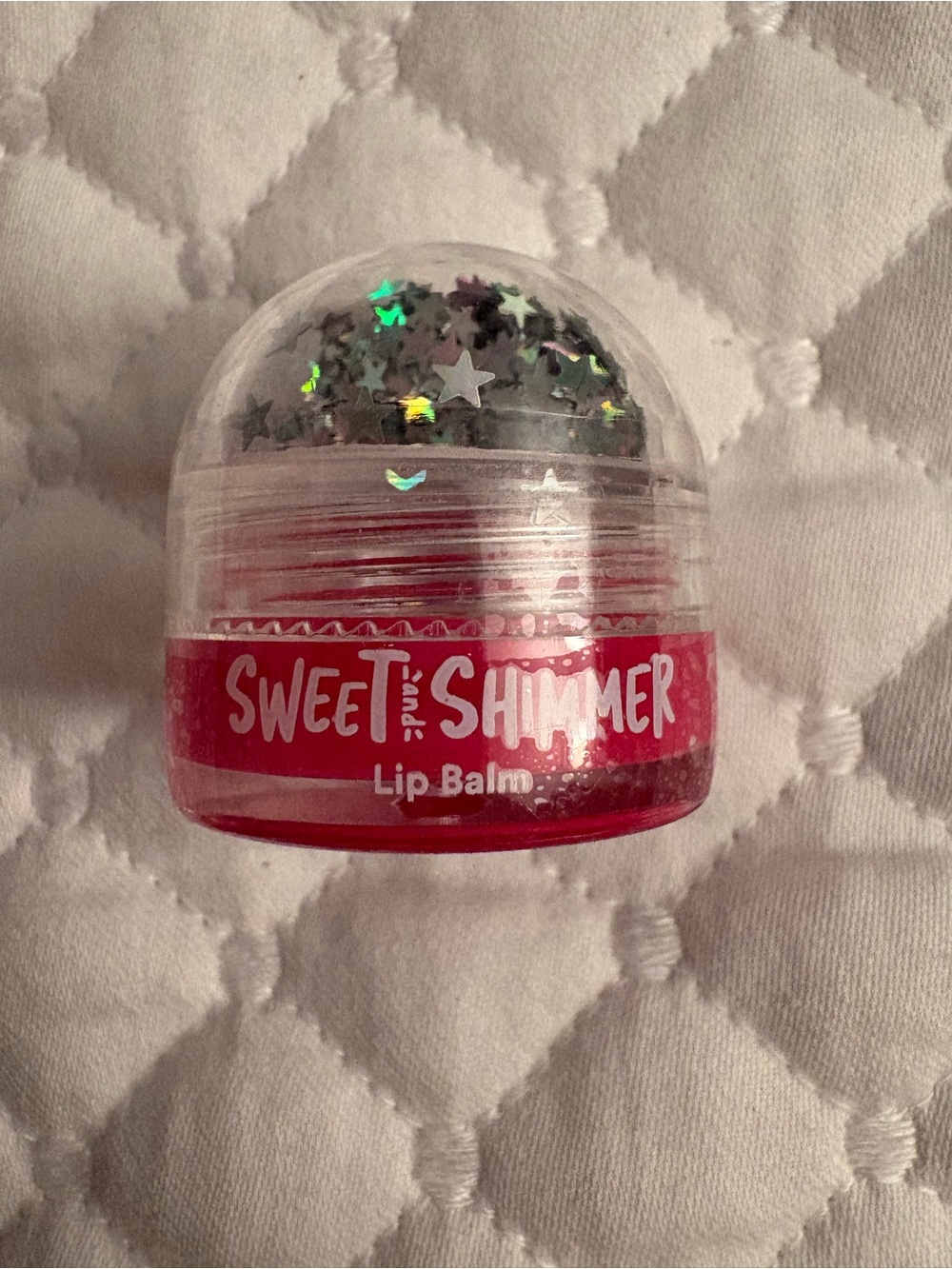 Sweet and shimmer lip balm